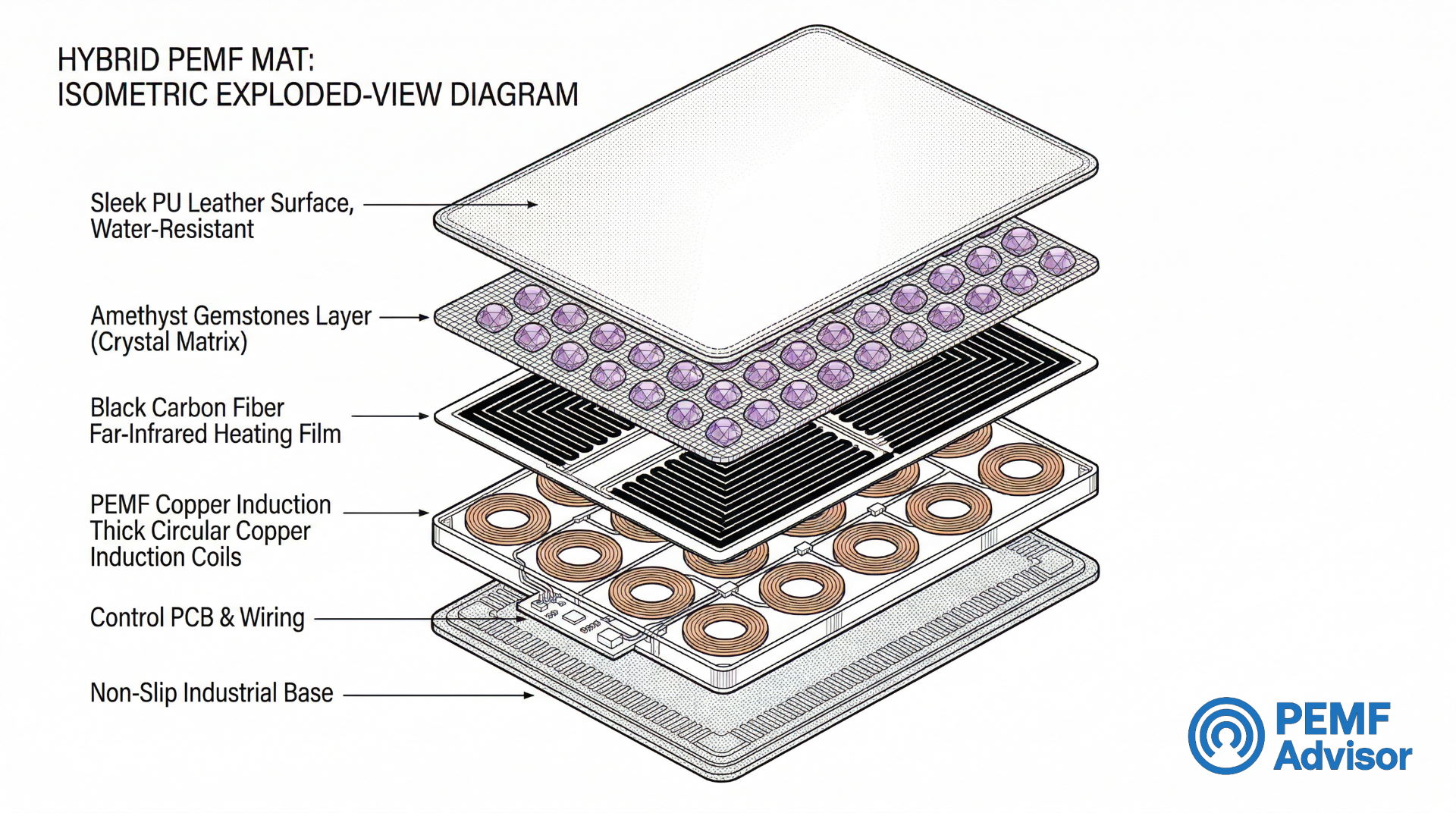 Exploded View of Hybrid Layer Stacking