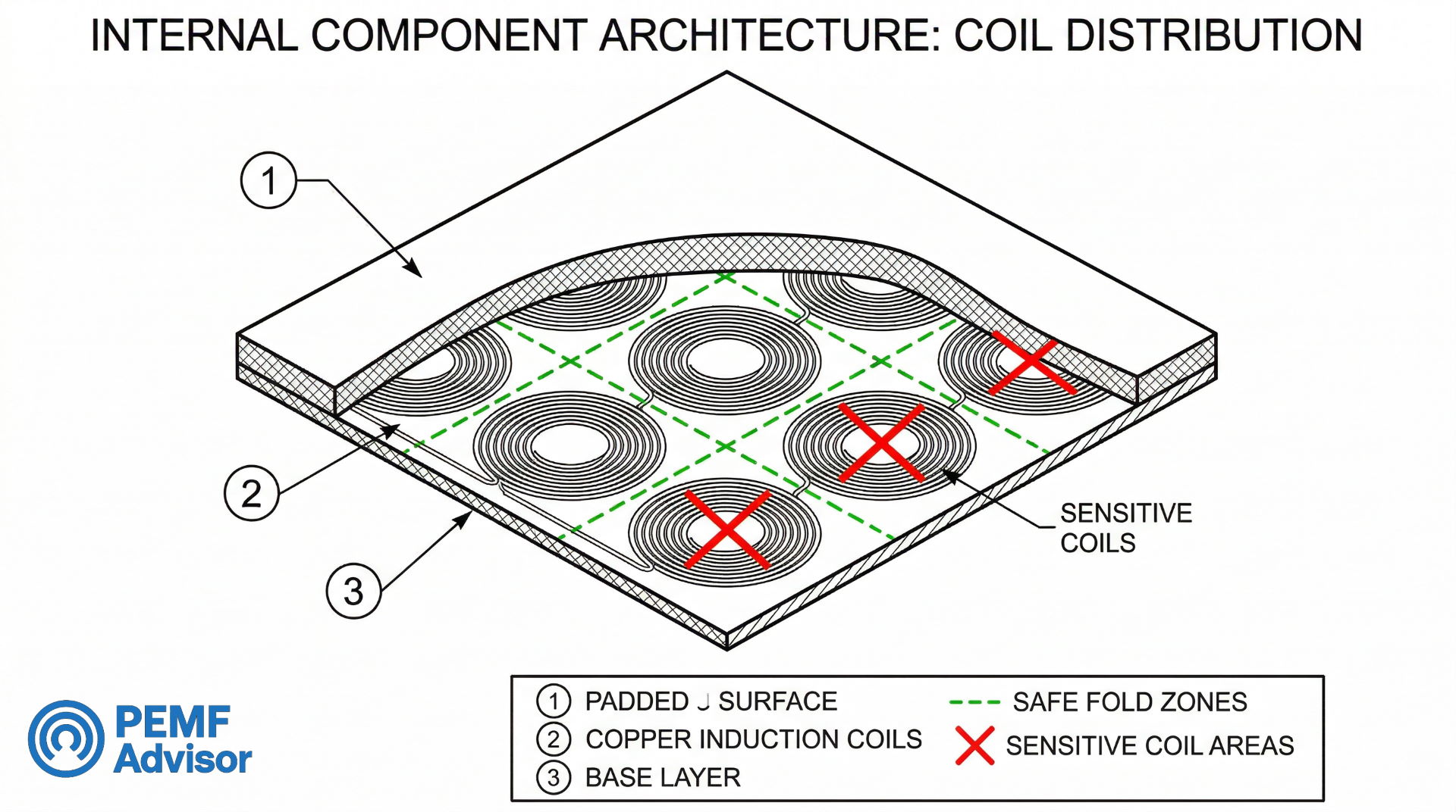 The Internal Coil & Fold-Line Schematic